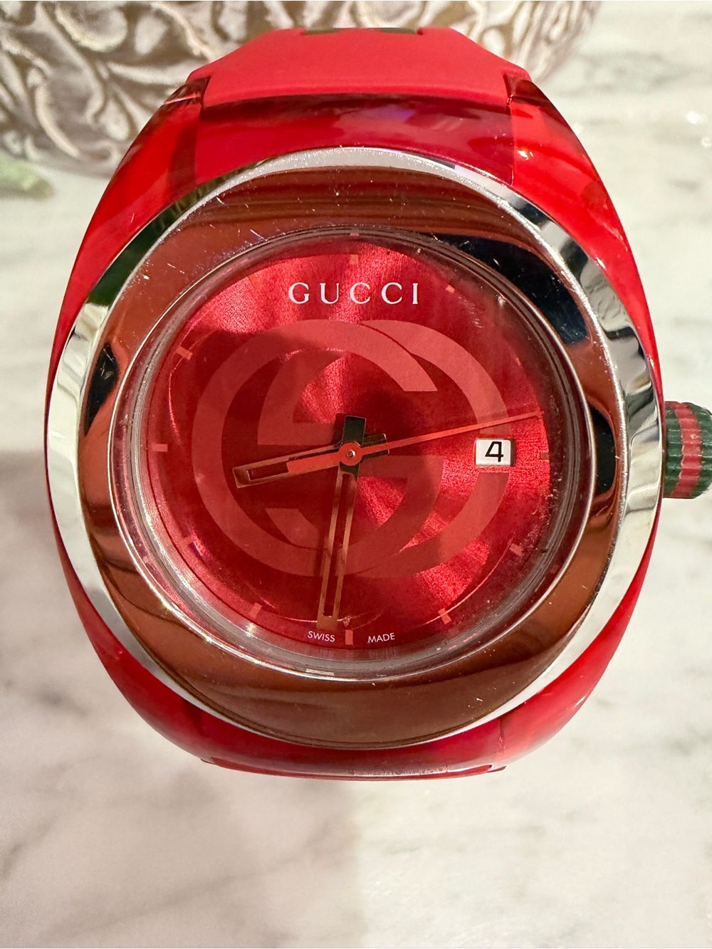 Gucci Bold Red Timepiece